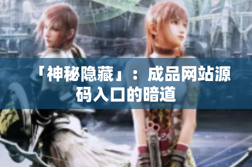 「神秘隐藏」：成品网站源码入口的暗道