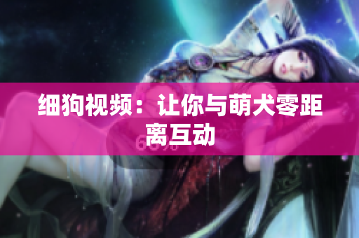 细狗视频：让你与萌犬零距离互动