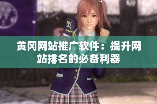 黄冈网站推广软件：提升网站排名的必备利器