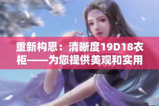 重新构思：清晰度19D18衣柜——为您提供美观和实用的存储解决方案。