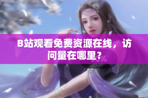 B站观看免费资源在线，访问量在哪里？