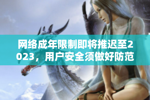网络成年限制即将推迟至2023，用户安全须做好防范