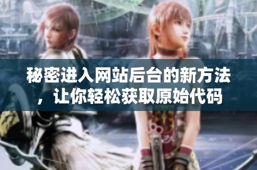 秘密进入网站后台的新方法，让你轻松获取原始代码