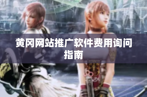 黄冈网站推广软件费用询问指南