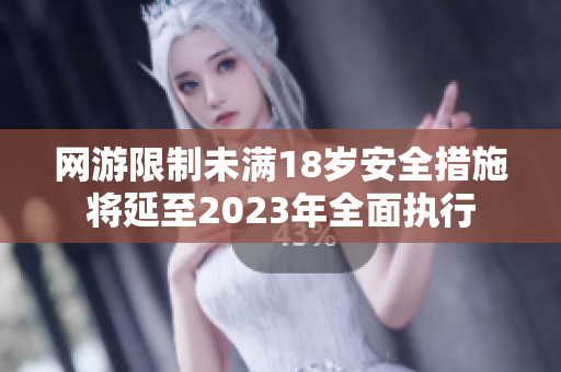 网游限制未满18岁安全措施将延至2023年全面执行
