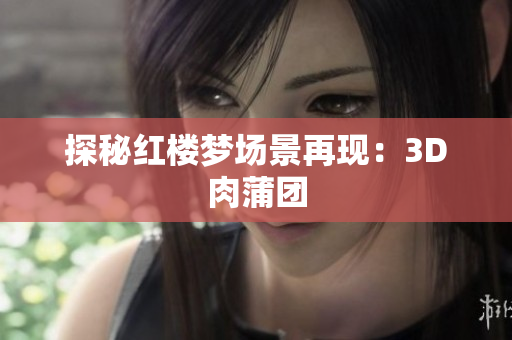 探秘红楼梦场景再现：3D肉蒲团