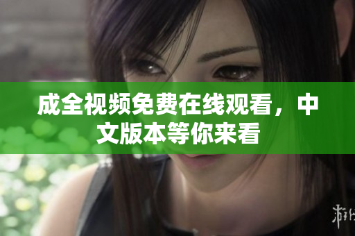 成全视频免费在线观看，中文版本等你来看