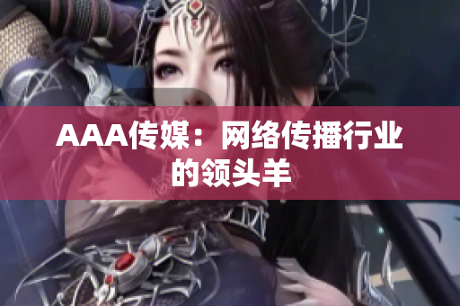 AAA传媒：网络传播行业的领头羊