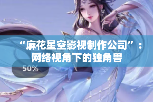 “麻花星空影视制作公司”：网络视角下的独角兽