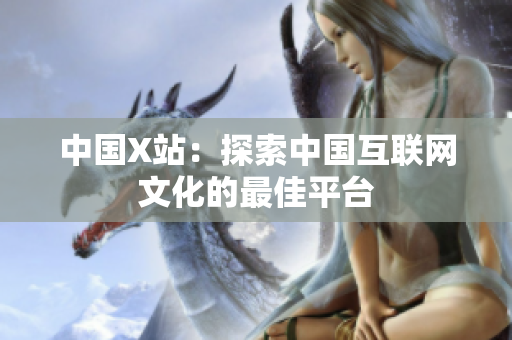 中国X站：探索中国互联网文化的最佳平台