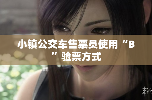 小镇公交车售票员使用“B”验票方式