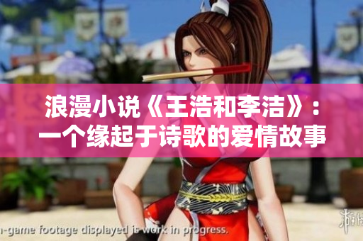 浪漫小说《王浩和李洁》：一个缘起于诗歌的爱情故事
