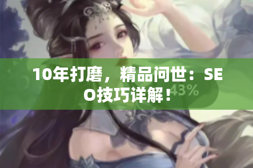 10年打磨，精品问世：SEO技巧详解！