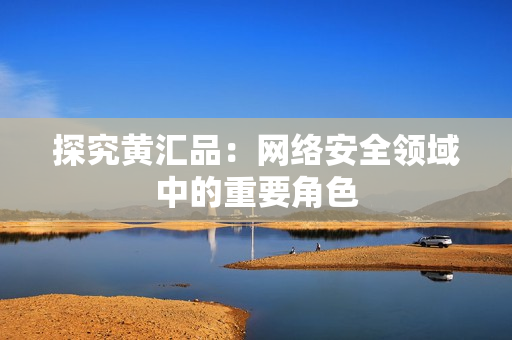 探究黄汇品：网络安全领域中的重要角色