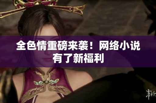 全色情重磅来袭！网络小说有了新福利