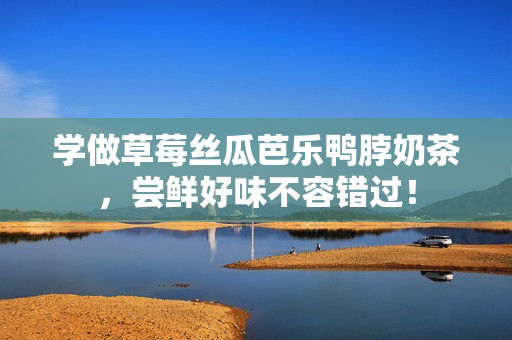 学做草莓丝瓜芭乐鸭脖奶茶，尝鲜好味不容错过！