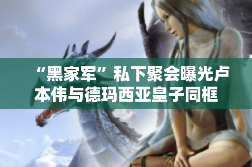 “黑家军”私下聚会曝光卢本伟与德玛西亚皇子同框