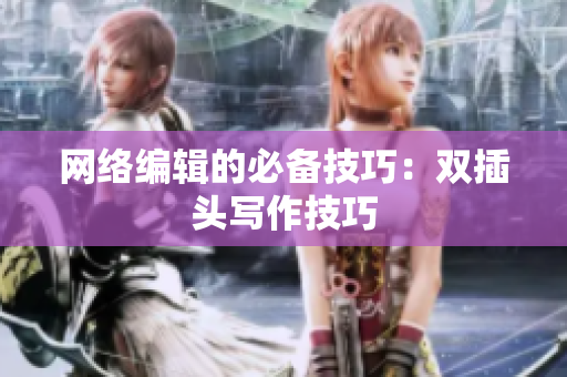 网络编辑的必备技巧：双插头写作技巧