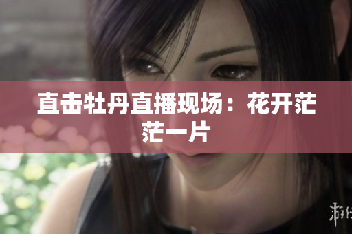 直击牡丹直播现场：花开茫茫一片