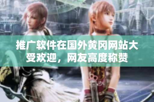 推广软件在国外黄冈网站大受欢迎，网友高度称赞