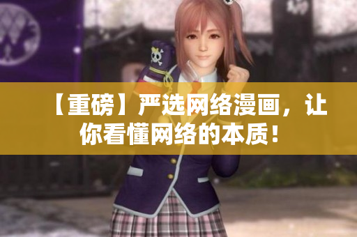 【重磅】严选网络漫画，让你看懂网络的本质！