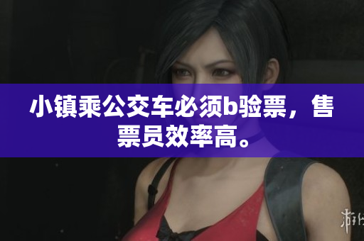 小镇乘公交车必须b验票，售票员效率高。