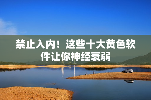 禁止入内！这些十大黄色软件让你神经衰弱