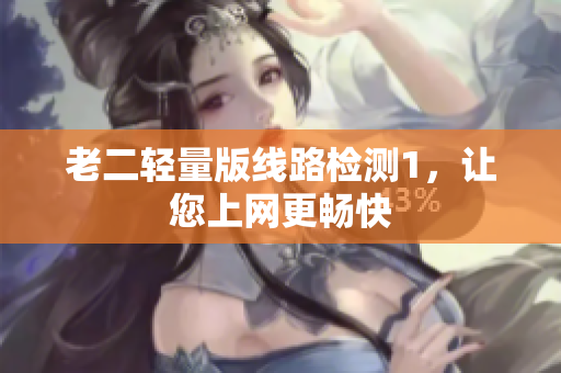 老二轻量版线路检测1，让您上网更畅快