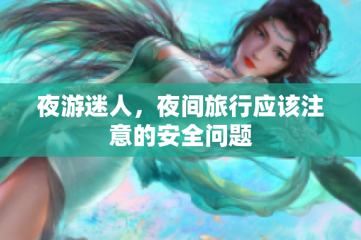 夜游迷人，夜间旅行应该注意的安全问题