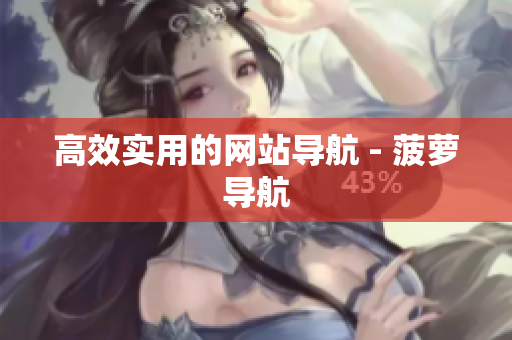 高效实用的网站导航 - 菠萝导航