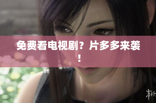 免费看电视剧？片多多来袭！