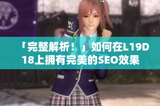 「完整解析！」如何在L19D18上拥有完美的SEO效果