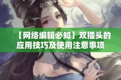 【网络编辑必知】双插头的应用技巧及使用注意事项