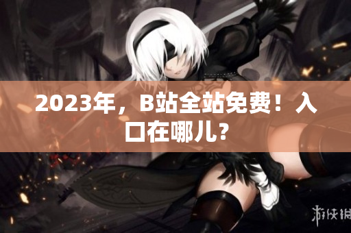 2023年，B站全站免费！入口在哪儿？