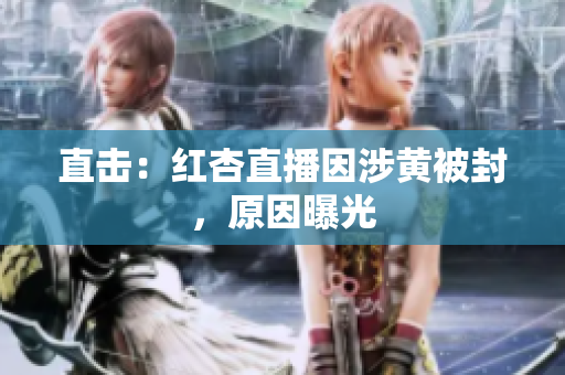 直击：红杏直播因涉黄被封，原因曝光