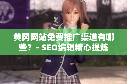 黄冈网站免费推广渠道有哪些？- SEO编辑精心提炼