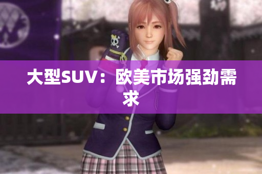 大型SUV：欧美市场强劲需求