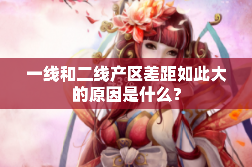一线和二线产区差距如此大的原因是什么？