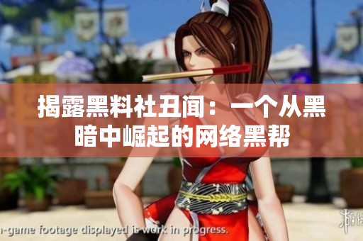 揭露黑料社丑闻：一个从黑暗中崛起的网络黑帮