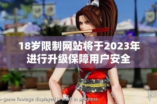 18岁限制网站将于2023年进行升级保障用户安全