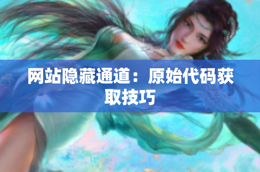 网站隐藏通道：原始代码获取技巧