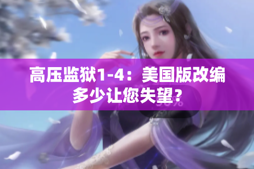 高压监狱1-4：美国版改编多少让您失望？