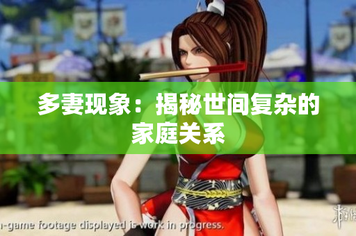 多妻现象：揭秘世间复杂的家庭关系