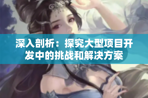 深入剖析：探究大型项目开发中的挑战和解决方案