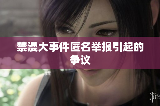 禁漫大事件匿名举报引起的争议