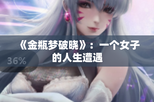 《金瓶梦破晓》：一个女子的人生遭遇